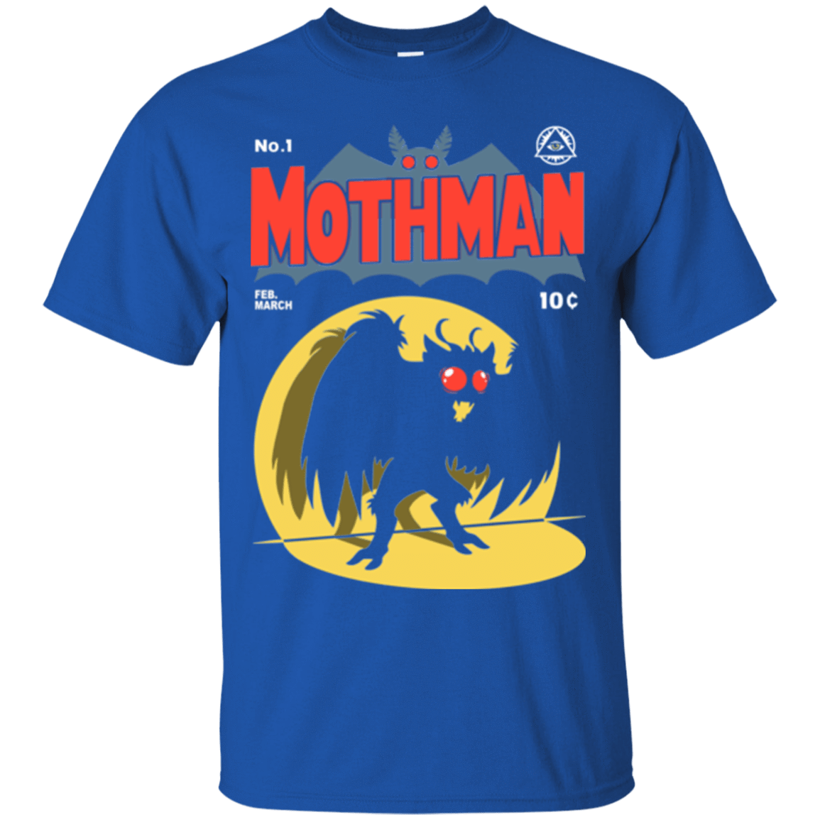 T-Shirts Royal / Small Mothman T-Shirt