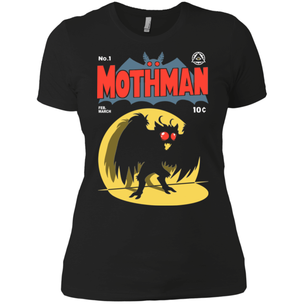 T-Shirts Black / X-Small Mothman Women's Premium T-Shirt