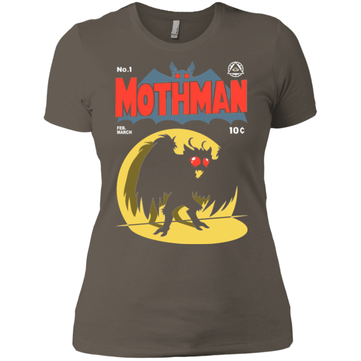 T-Shirts Warm Grey / X-Small Mothman Women's Premium T-Shirt