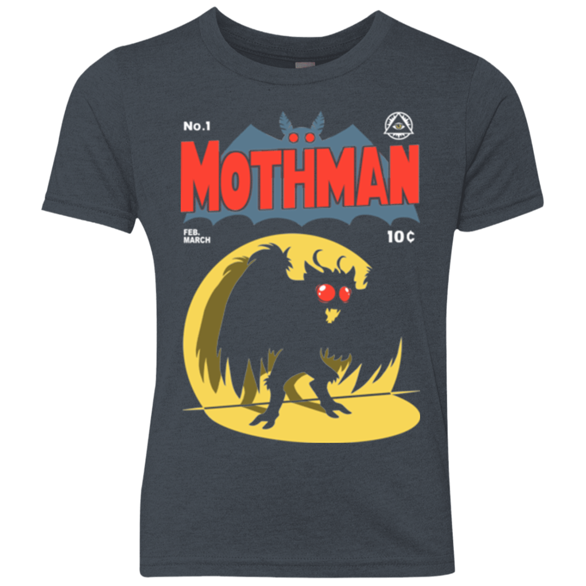 T-Shirts Vintage Navy / YXS Mothman Youth Triblend T-Shirt