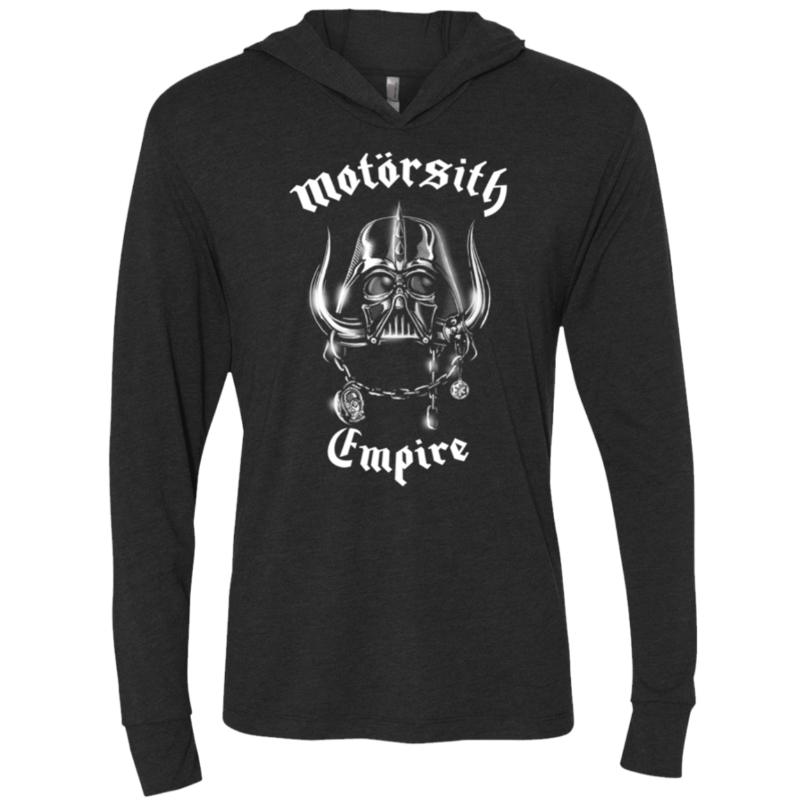 T-Shirts Vintage Black / X-Small Motorsith Triblend Long Sleeve Hoodie Tee