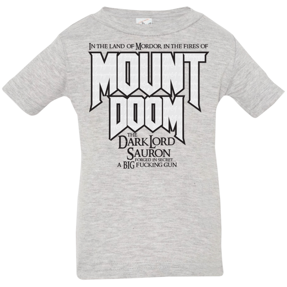 T-Shirts Heather Grey / 6 Months Mount DOOM Infant Premium T-Shirt