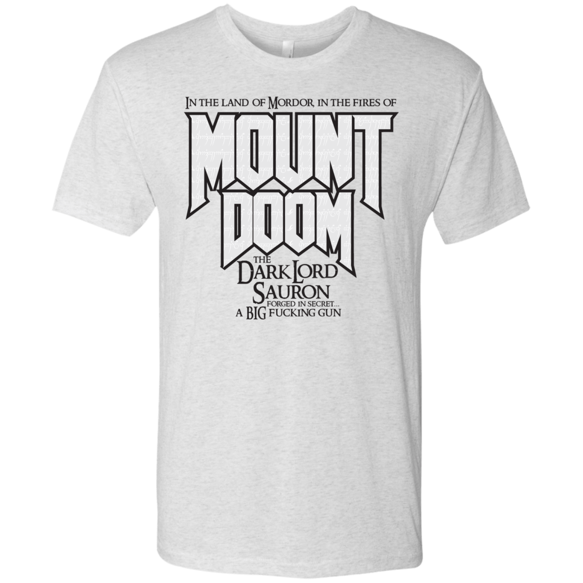 T-Shirts Heather White / S Mount DOOM Men's Triblend T-Shirt