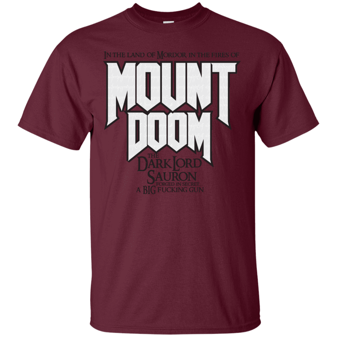 T-Shirts Maroon / S Mount DOOM T-Shirt