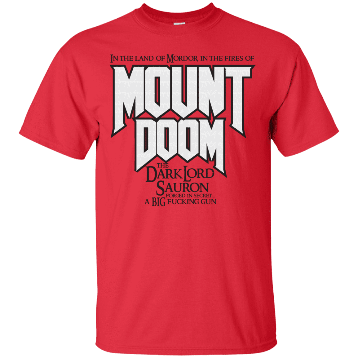 T-Shirts Red / S Mount DOOM T-Shirt