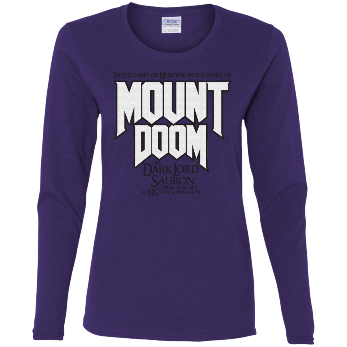 T-Shirts Purple / S Mount DOOM Women's Long Sleeve T-Shirt