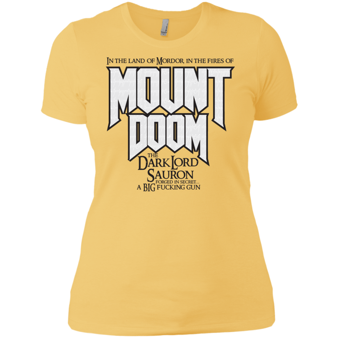 T-Shirts Banana Cream/ / X-Small Mount DOOM Women's Premium T-Shirt
