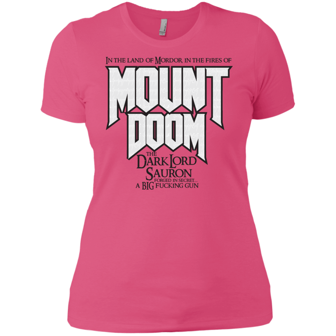 T-Shirts Hot Pink / X-Small Mount DOOM Women's Premium T-Shirt