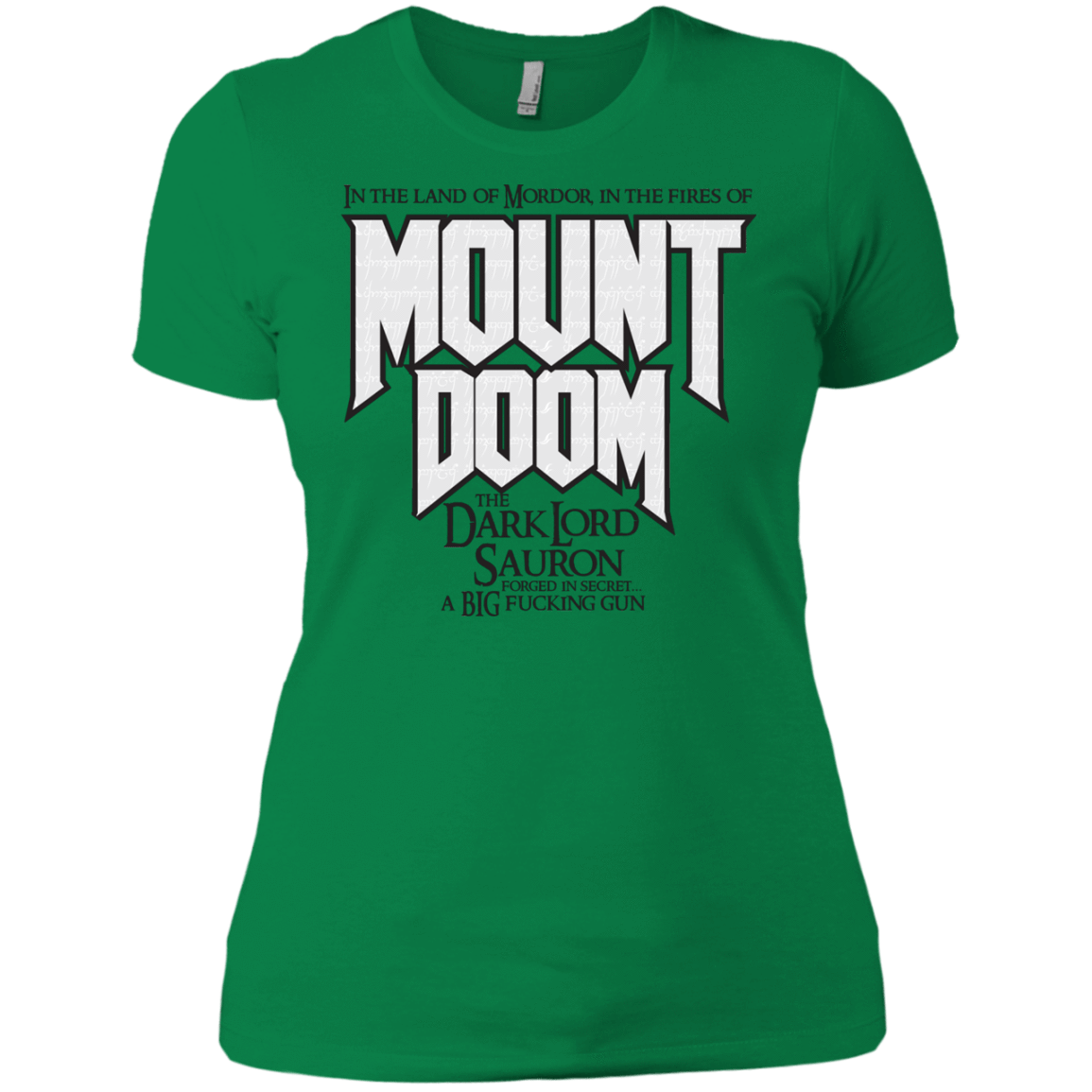 T-Shirts Kelly Green / X-Small Mount DOOM Women's Premium T-Shirt