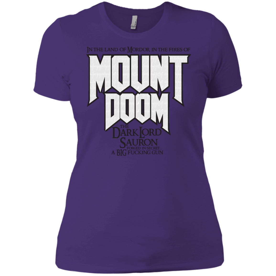 T-Shirts Purple Rush/ / X-Small Mount DOOM Women's Premium T-Shirt