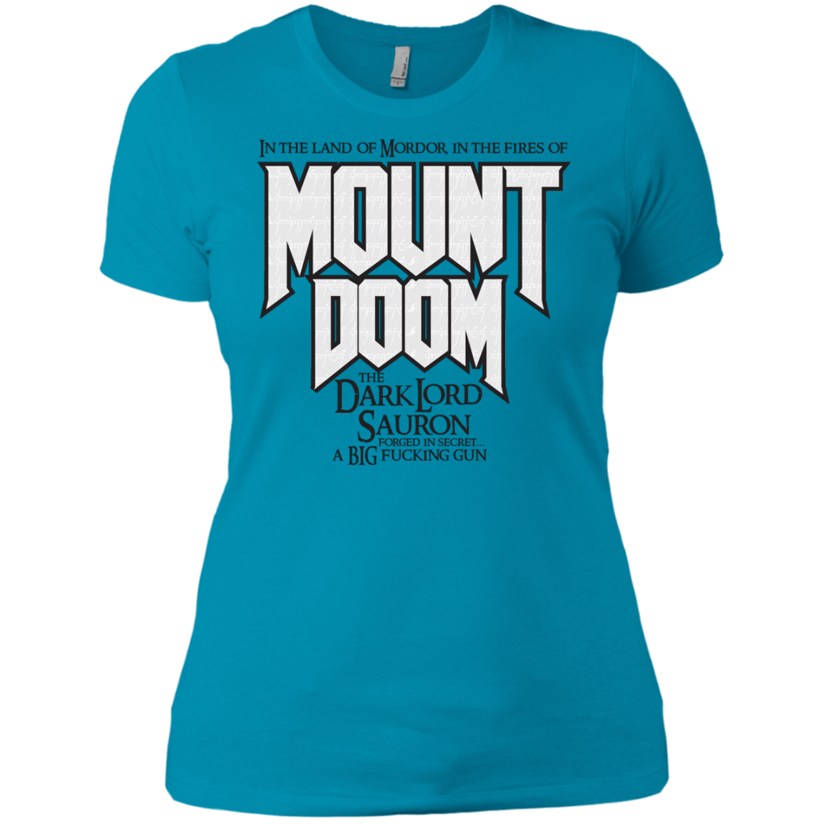 T-Shirts Turquoise / X-Small Mount DOOM Women's Premium T-Shirt