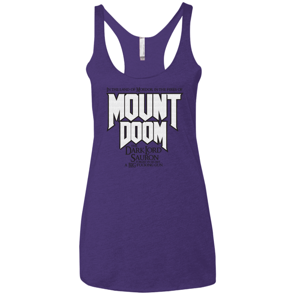 Mount DOOM Women's Triblend Racerback Tank