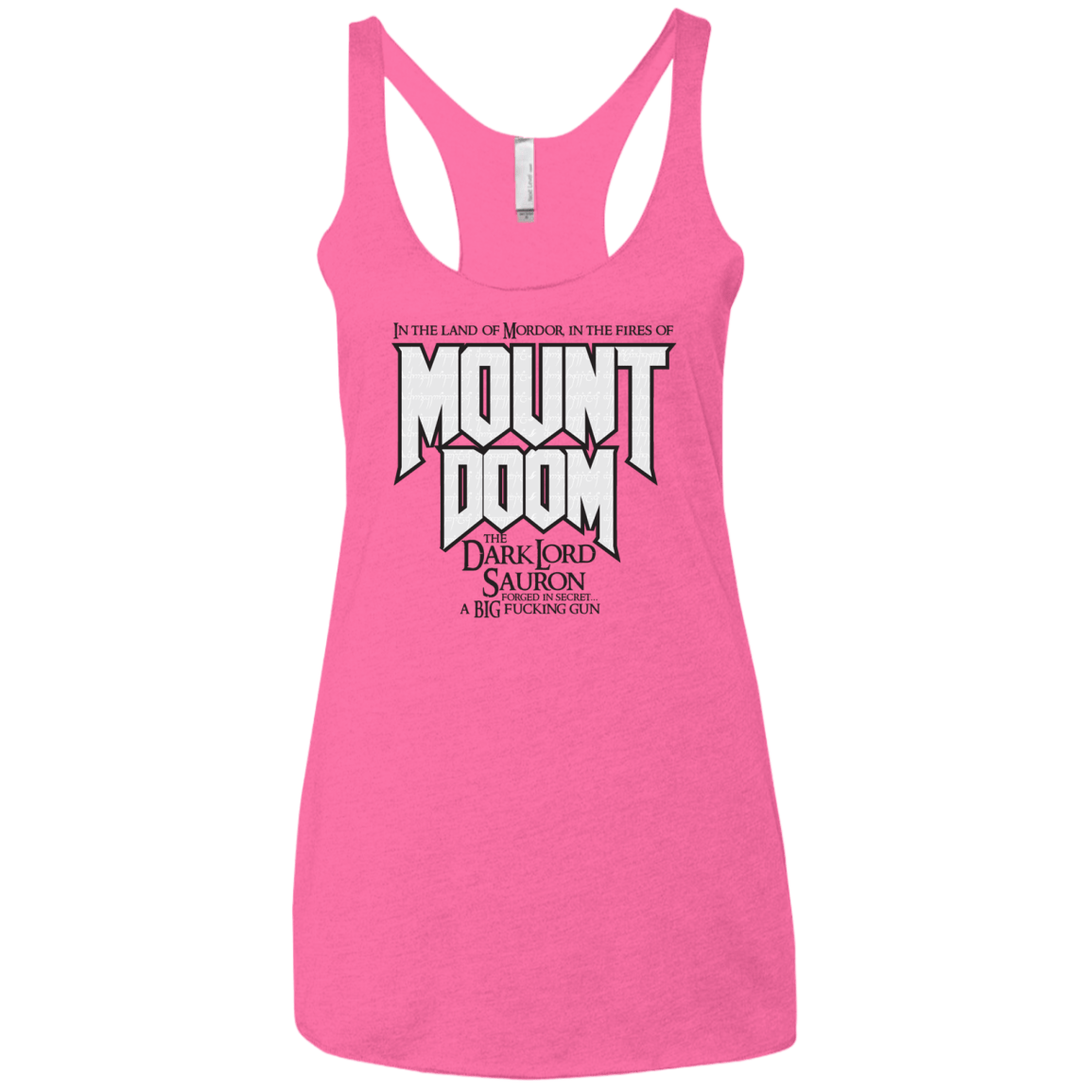 Mount DOOM Women's Triblend Racerback Tank