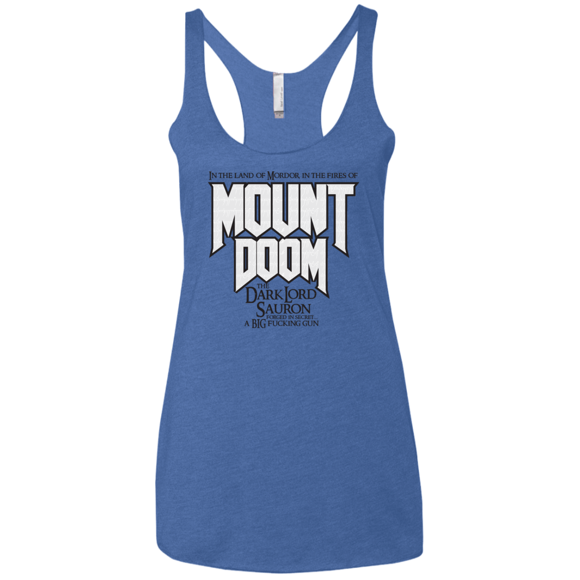 Mount DOOM Women's Triblend Racerback Tank