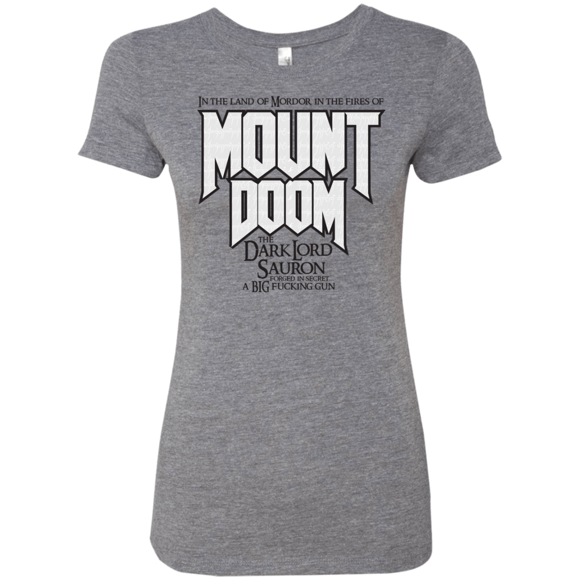T-Shirts Premium Heather / S Mount DOOM Women's Triblend T-Shirt