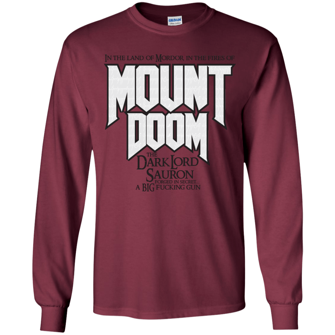 Mount DOOM Youth Long Sleeve T-Shirt