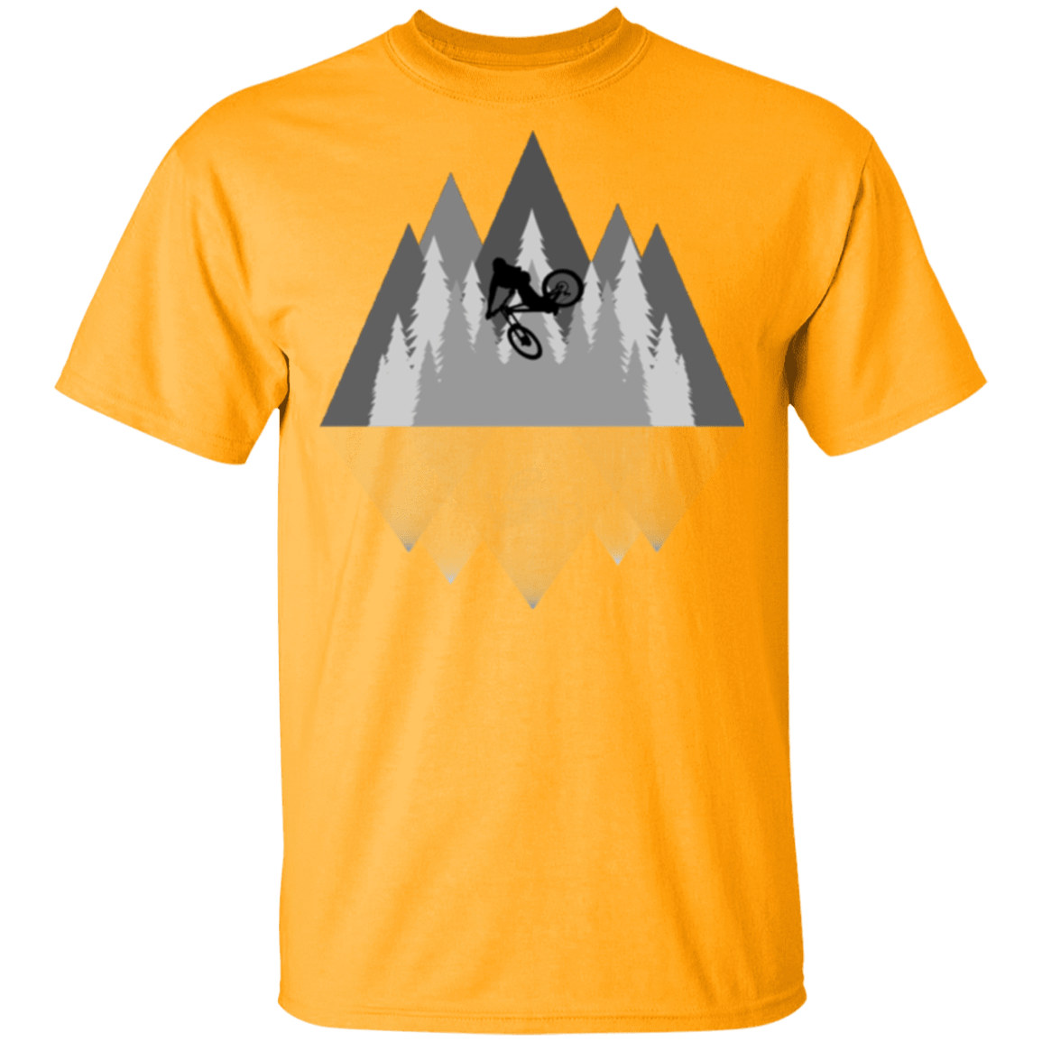 T-Shirts Gold / S Mountain Bike Meditation T-Shirt