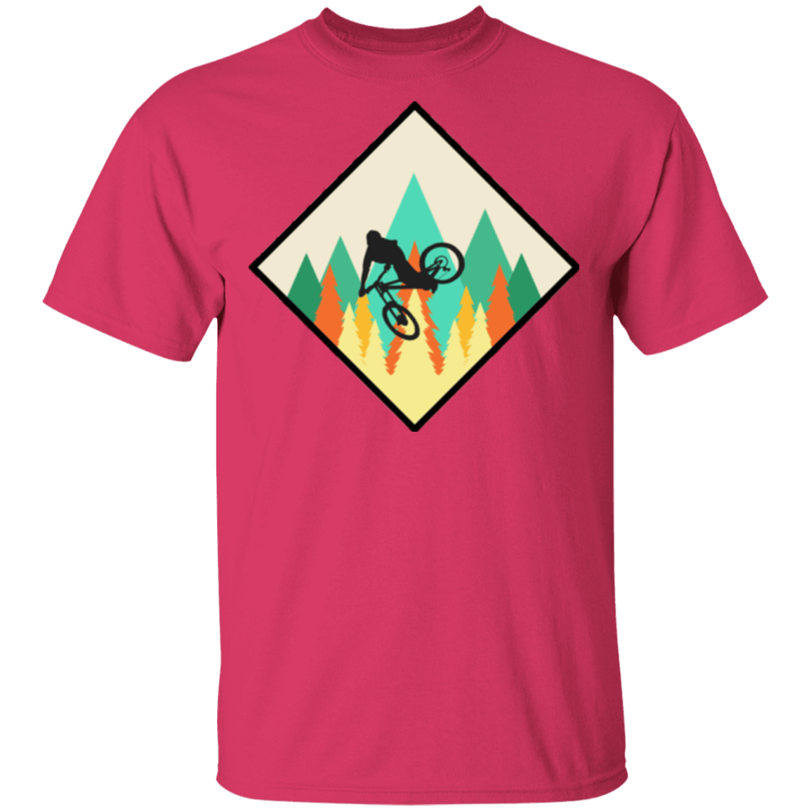 T-Shirts Heliconia / S Mountain Biking is Life T-Shirt