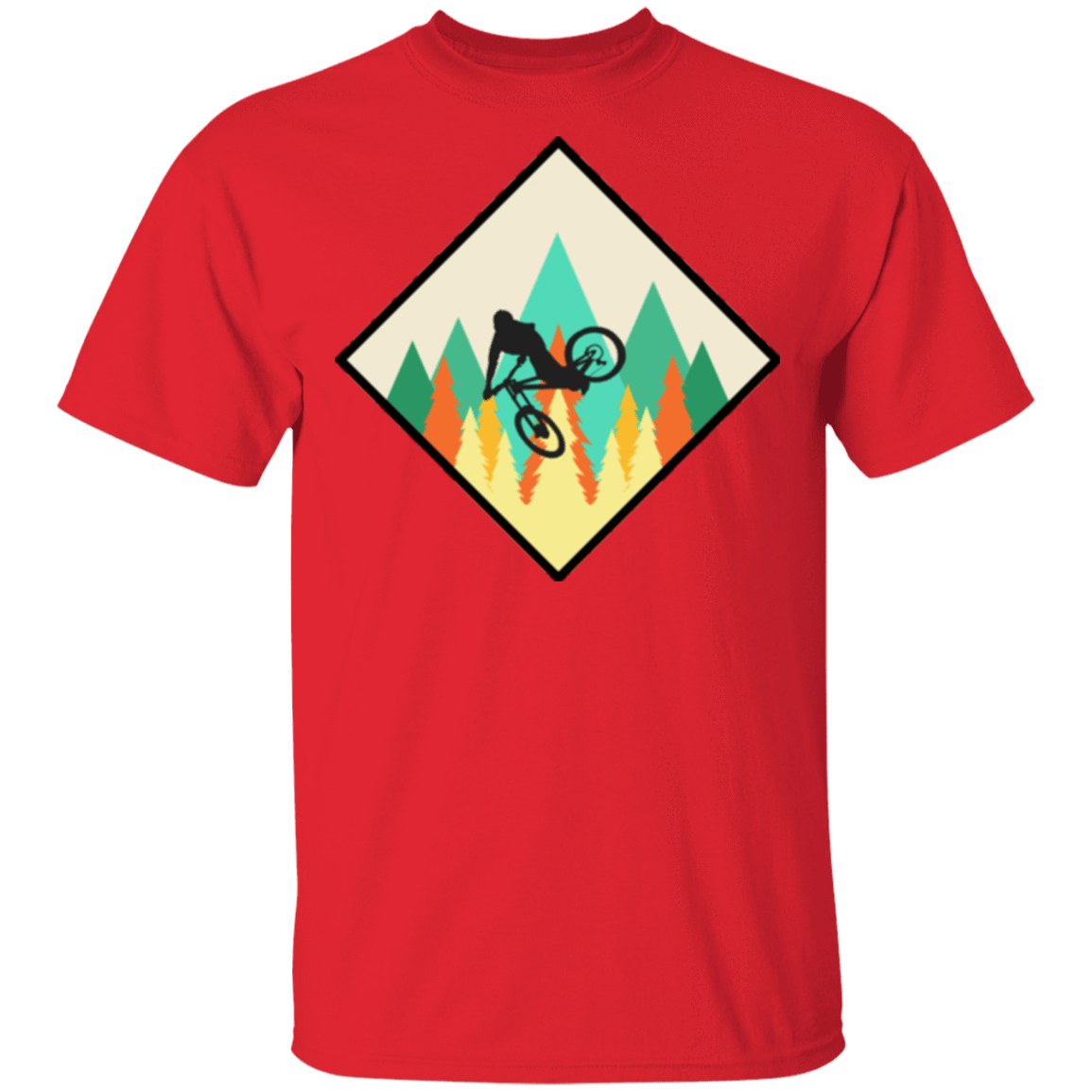 T-Shirts Red / S Mountain Biking is Life T-Shirt