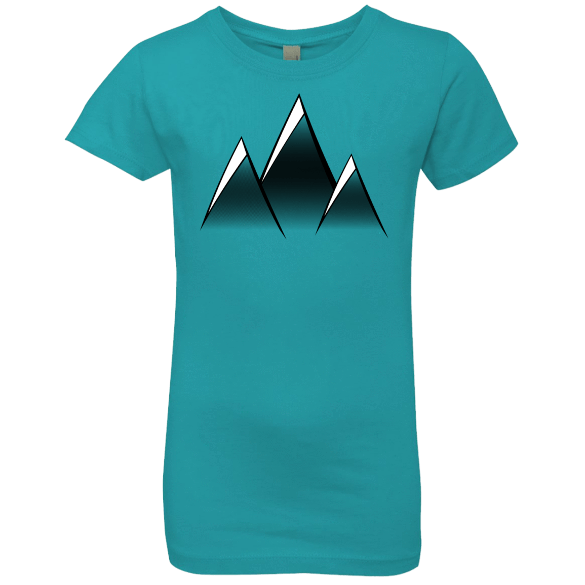 T-Shirts Tahiti Blue / YXS Mountain Blades Girls Premium T-Shirt