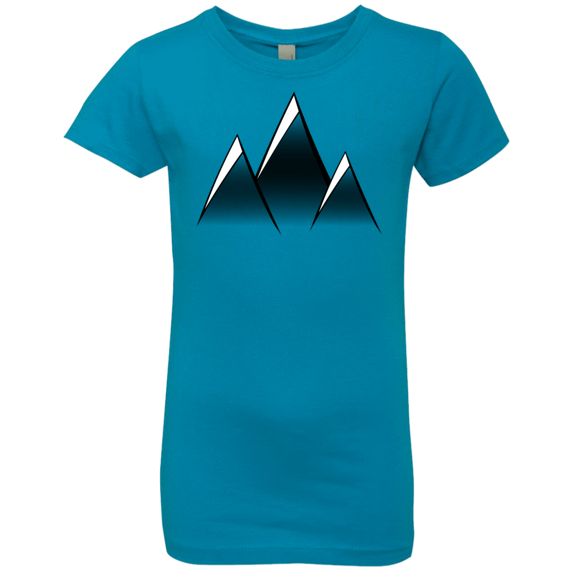 T-Shirts Turquoise / YXS Mountain Blades Girls Premium T-Shirt