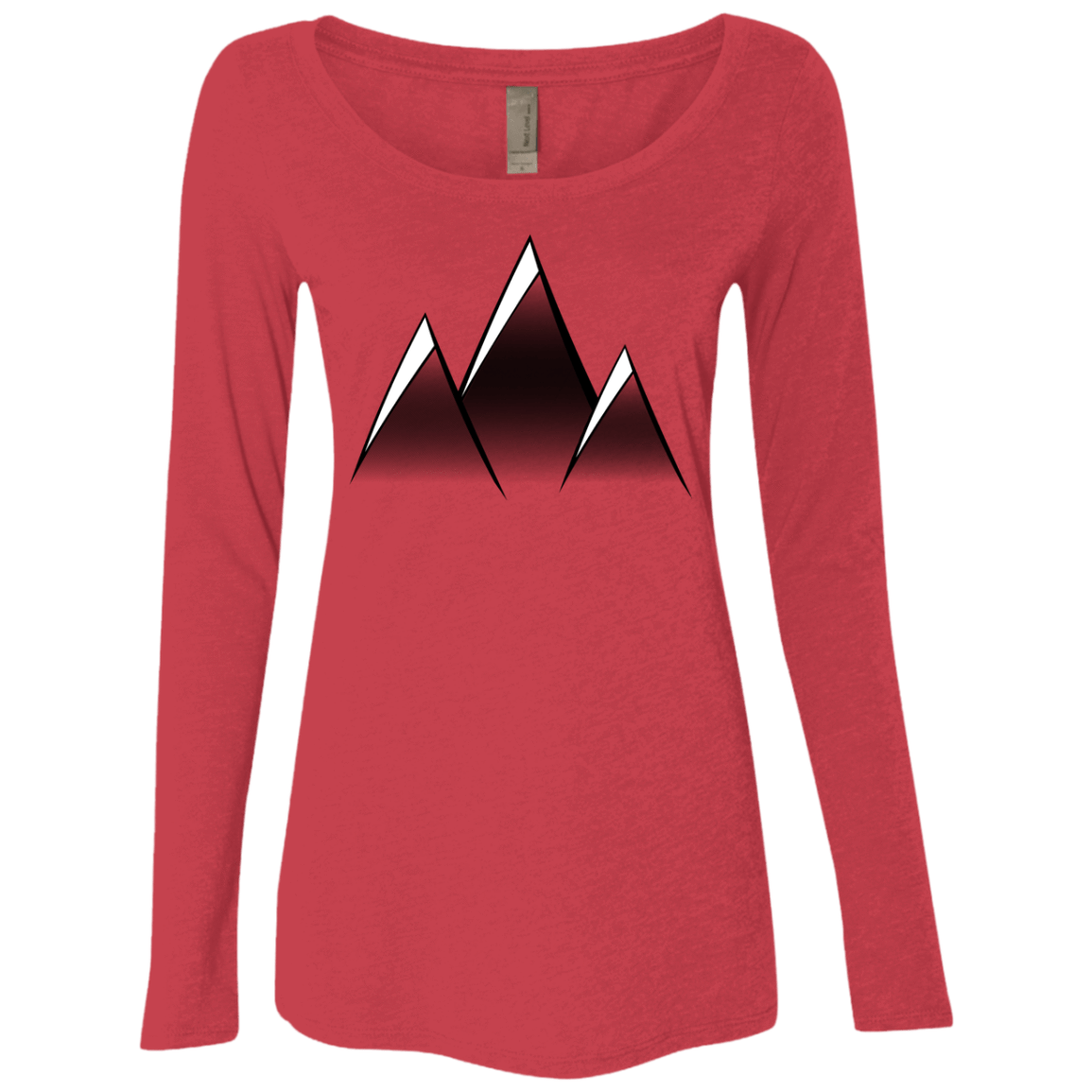 T-Shirts Vintage Red / S Mountain Blades Women's Triblend Long Sleeve Shirt