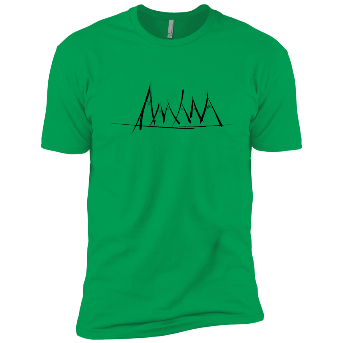 Mountain Brush Strokes Boys Premium T-Shirt