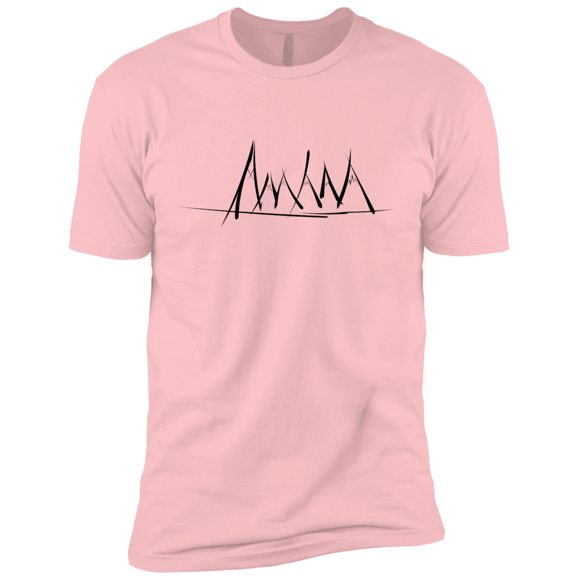 Mountain Brush Strokes Boys Premium T-Shirt
