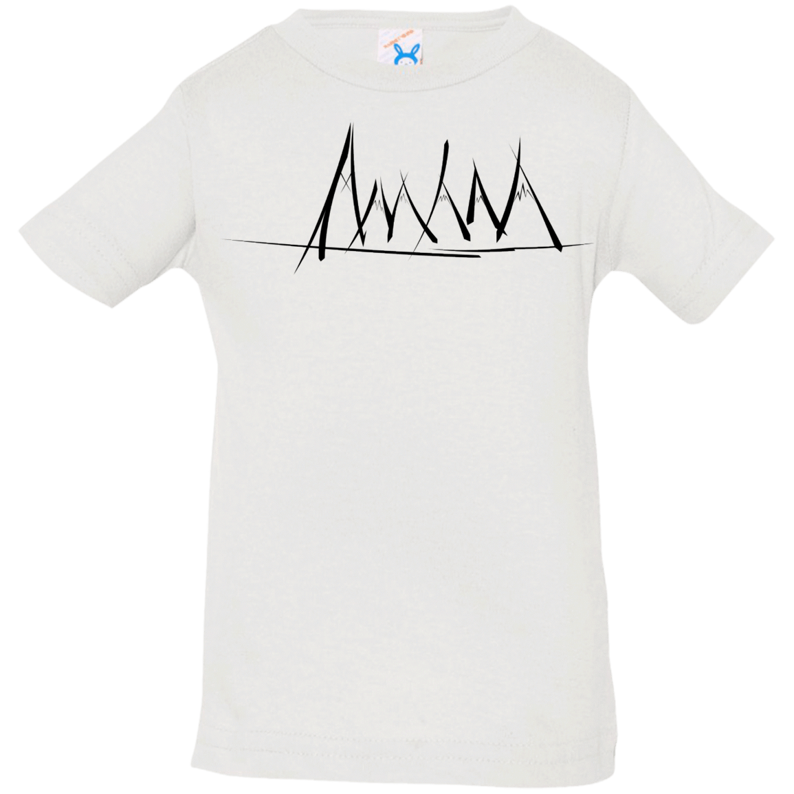 T-Shirts White / 6 Months Mountain Brush Strokes Infant Premium T-Shirt