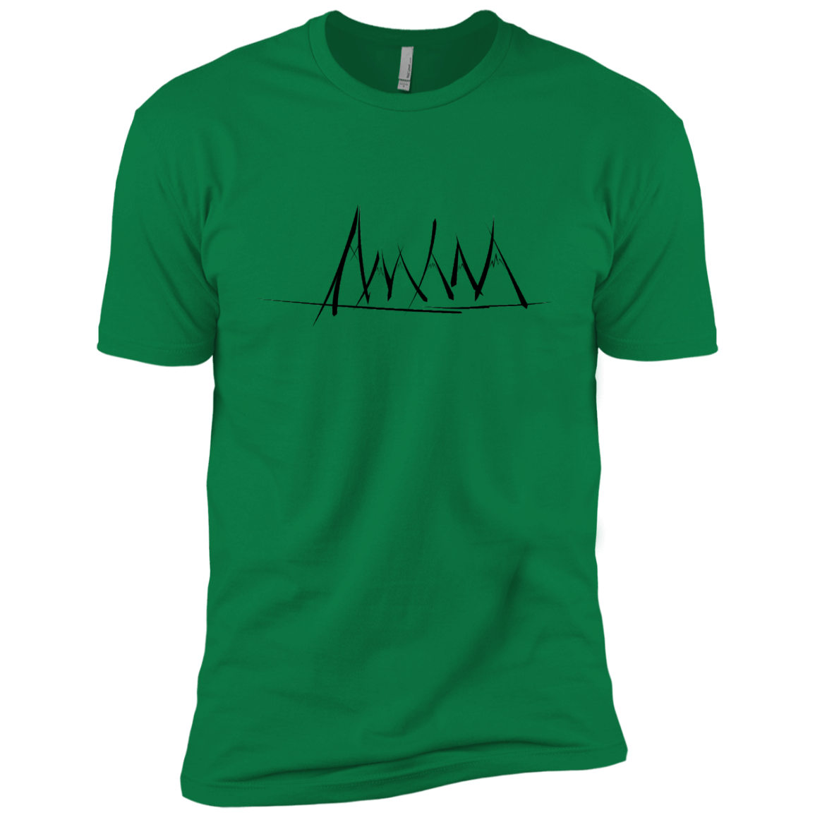 Mountain Brush Strokes Men's Premium T-Shirt