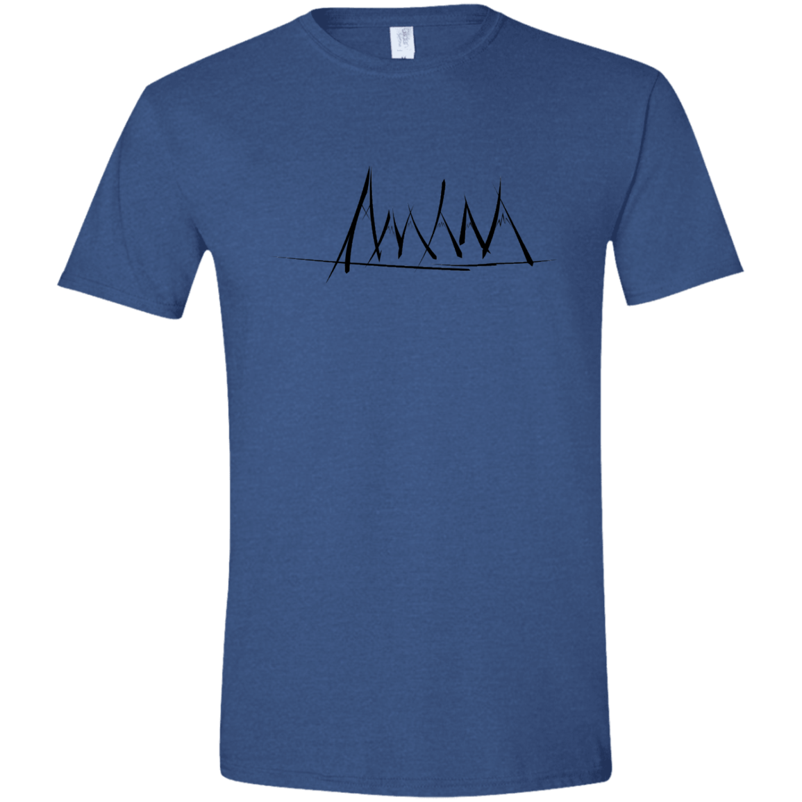 Mountain Brush Strokes Men's Semi-Fitted Softstyle