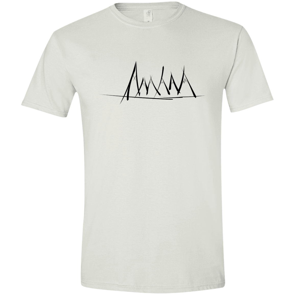 Mountain Brush Strokes Men's Semi-Fitted Softstyle