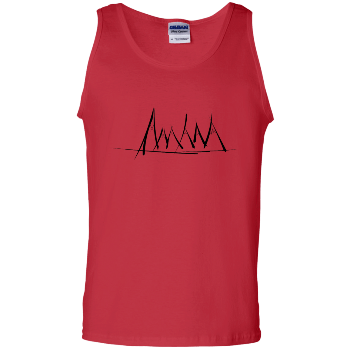Mountain Brush Strokes Men's Tank Top