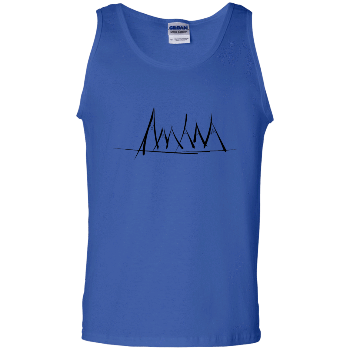 Mountain Brush Strokes Men's Tank Top