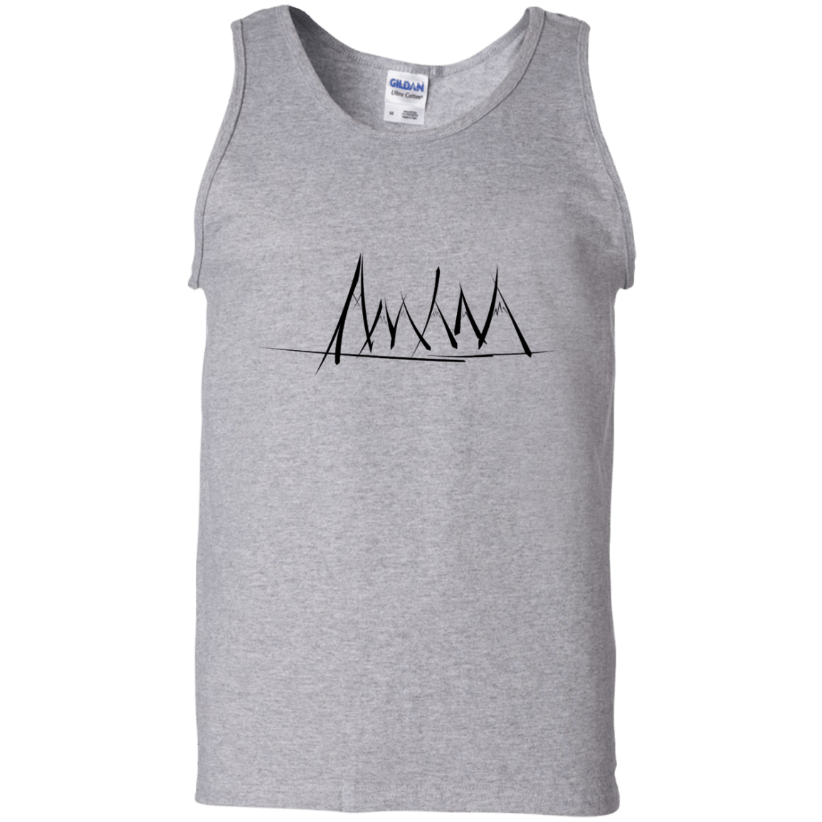 Mountain Brush Strokes Men's Tank Top