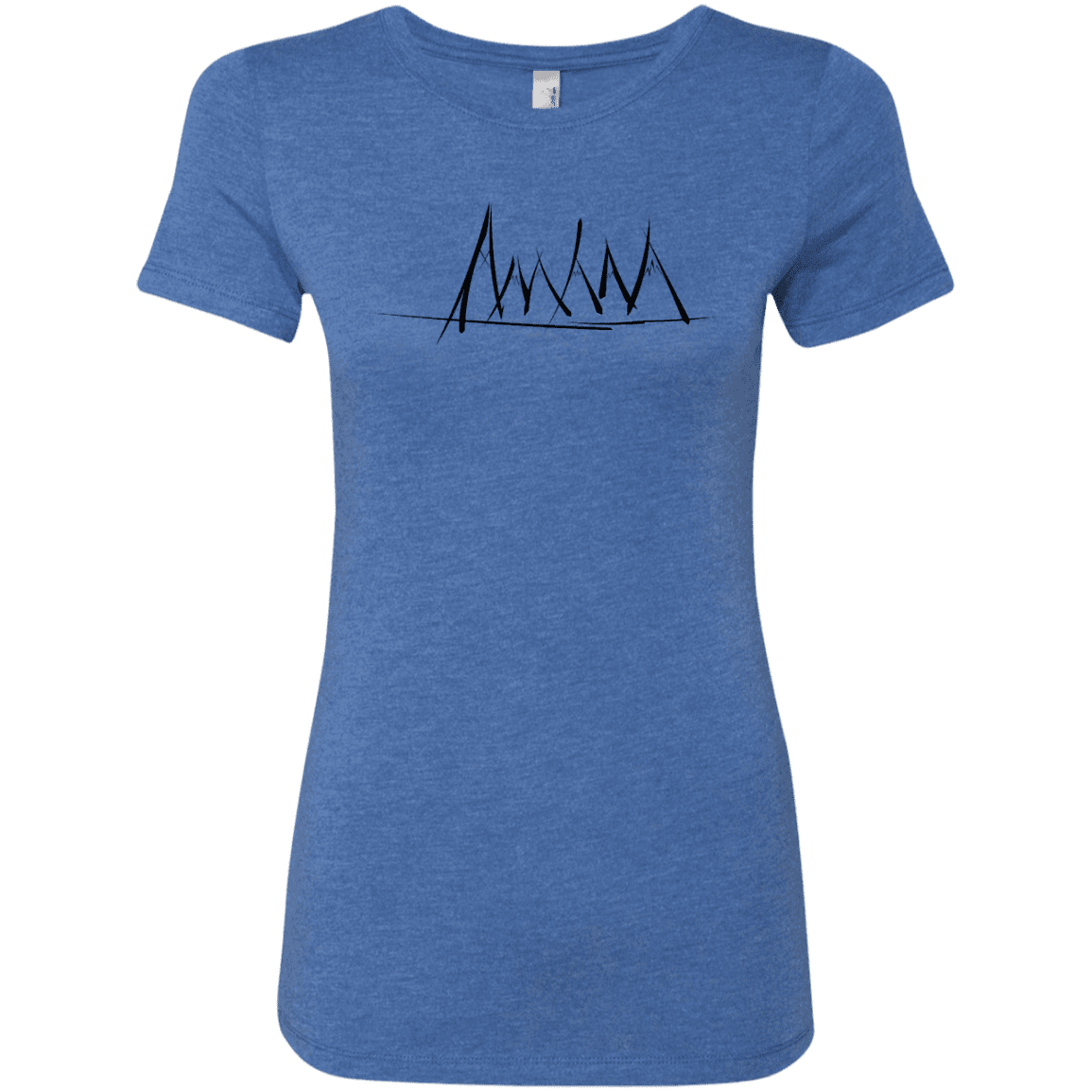 T-Shirts Vintage Royal / S Mountain Brush Strokes Women's Triblend T-Shirt