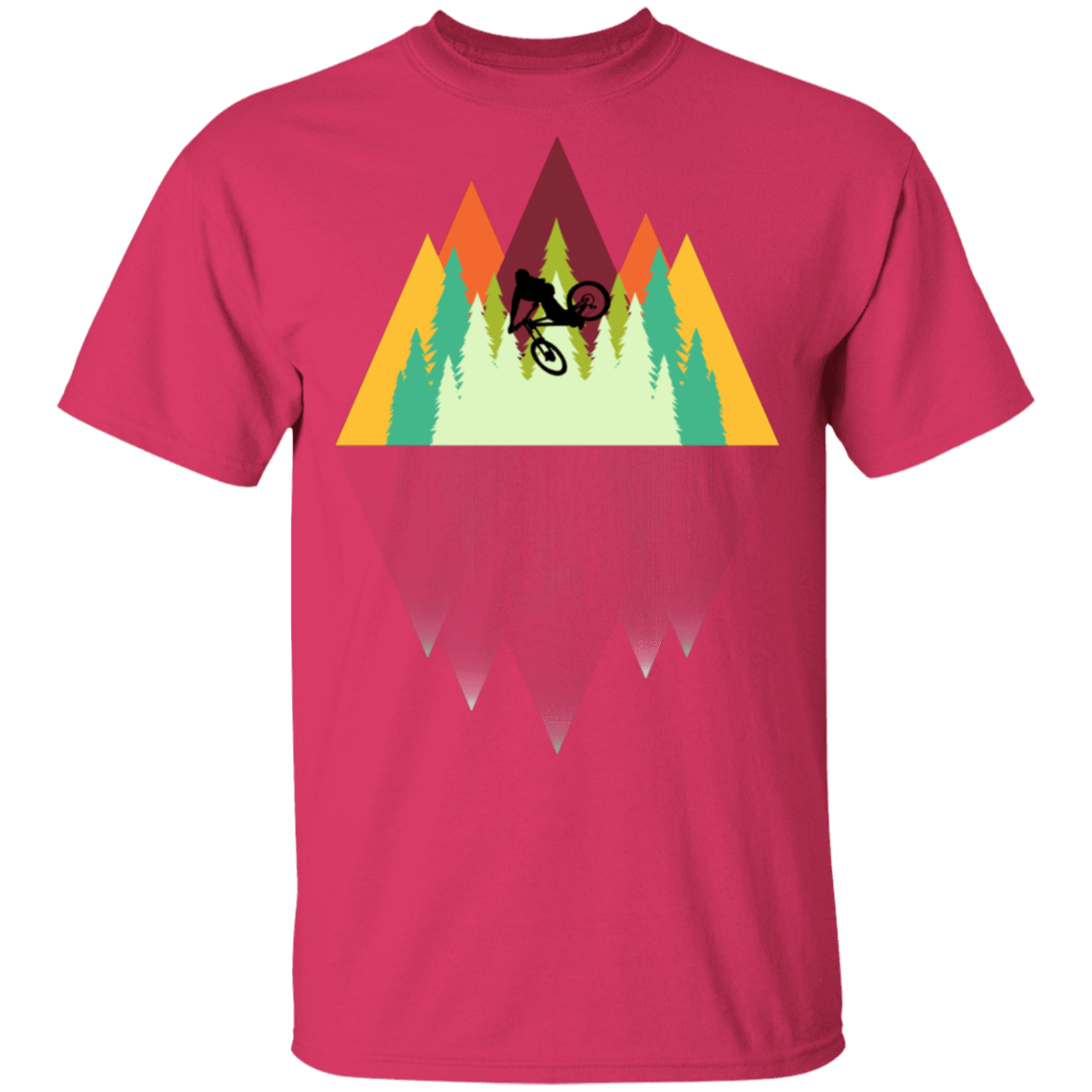 T-Shirts Heliconia / S Mountain Reflection Ride T-Shirt