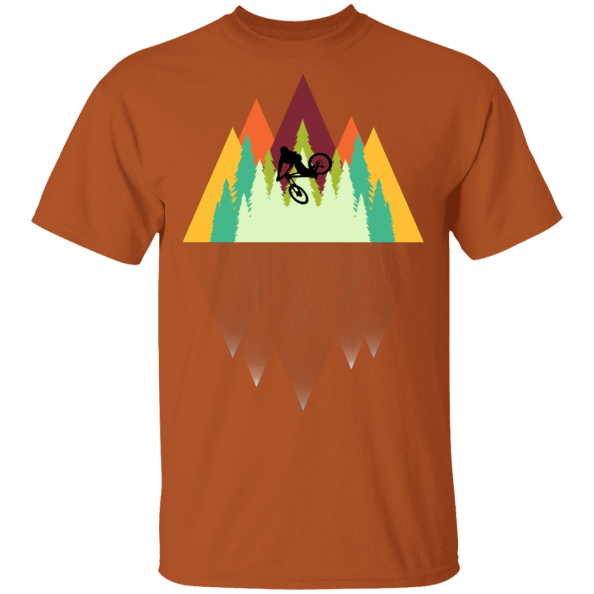 T-Shirts Texas Orange / S Mountain Reflection Ride T-Shirt