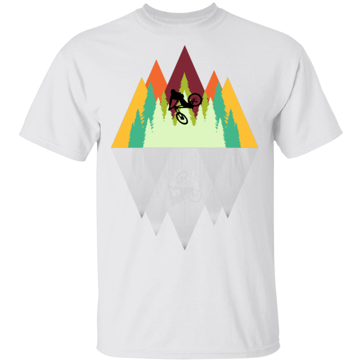T-Shirts White / S Mountain Reflection Ride T-Shirt