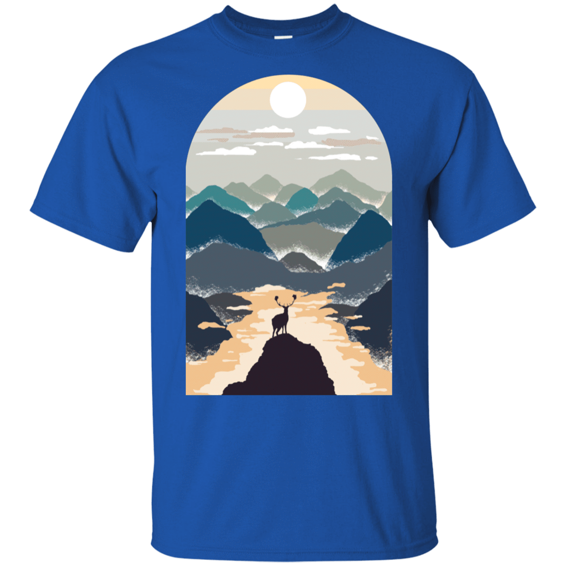 T-Shirts Royal / S Mountains T-Shirt