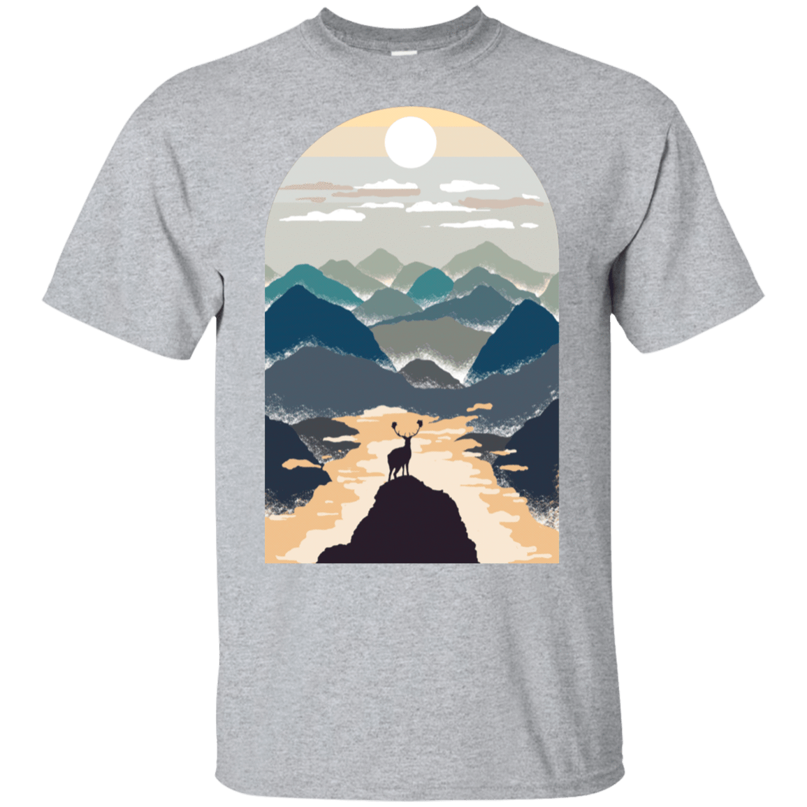 T-Shirts Sport Grey / S Mountains T-Shirt