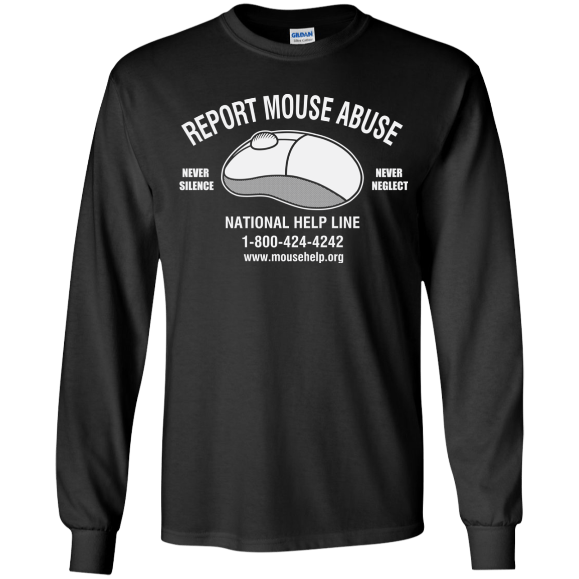 Mouse Abuse Youth Long Sleeve T-Shirt