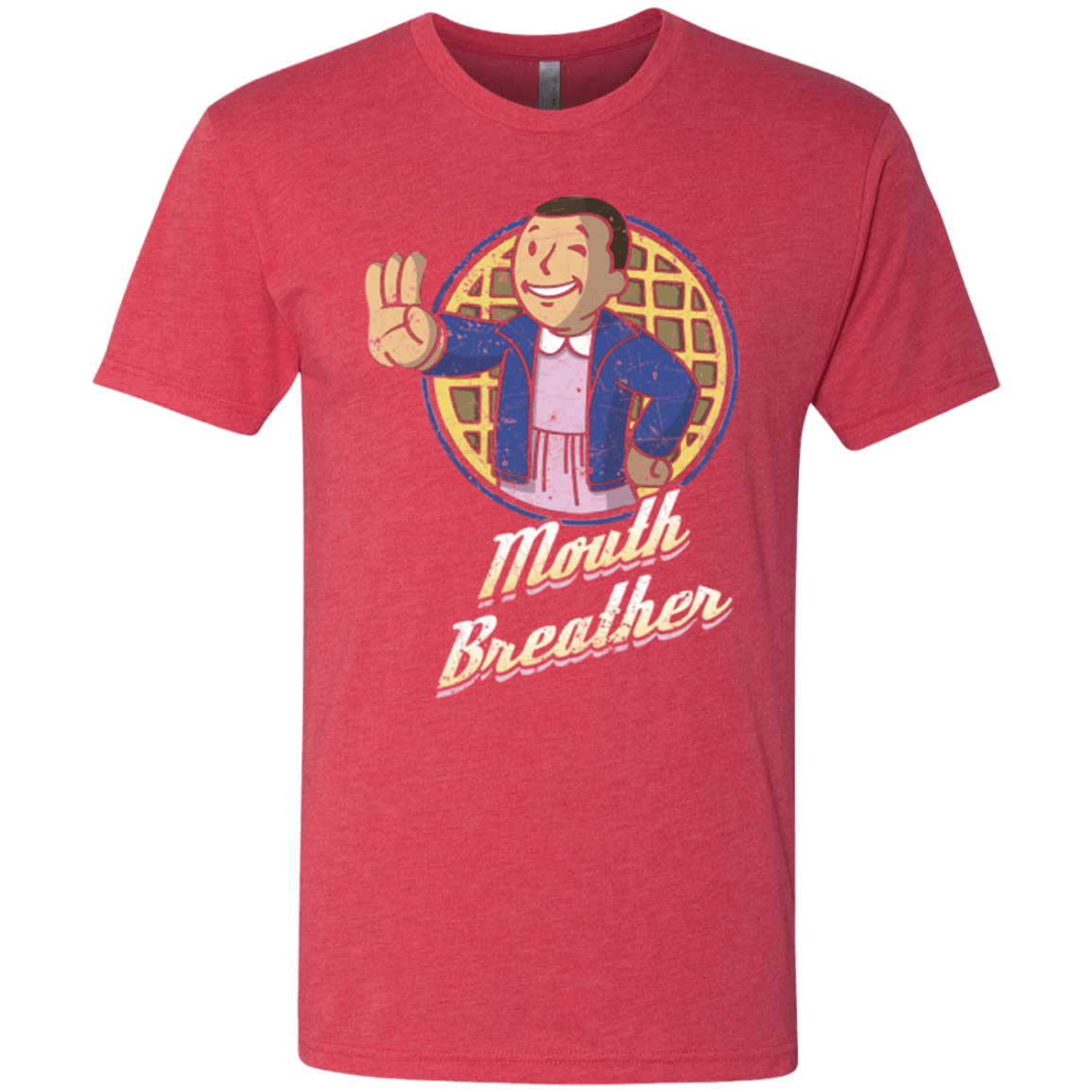 T-Shirts Vintage Red / Small Mouth Breather Men's Triblend T-Shirt