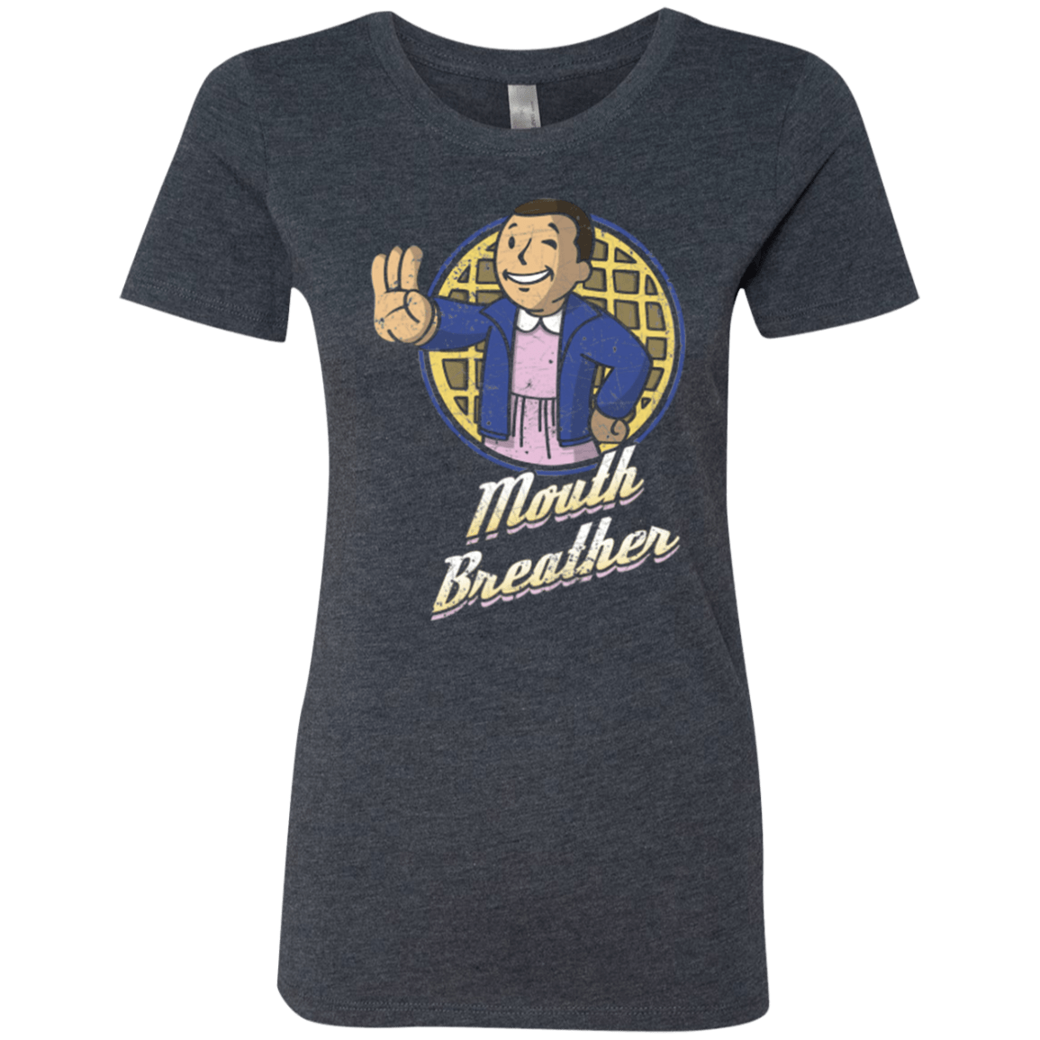 T-Shirts Vintage Navy / Small Mouth Breather Women's Triblend T-Shirt