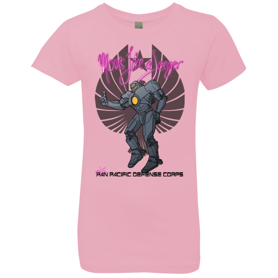 T-Shirts Light Pink / YXS Moves Like A Jaegger Girls Premium T-Shirt