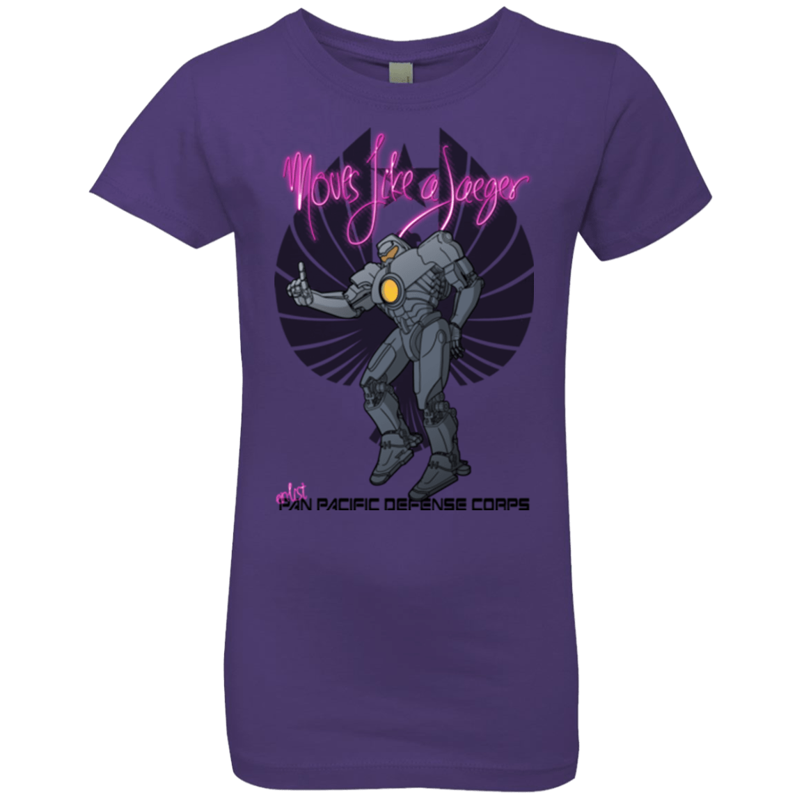 T-Shirts Purple Rush / YXS Moves Like A Jaegger Girls Premium T-Shirt