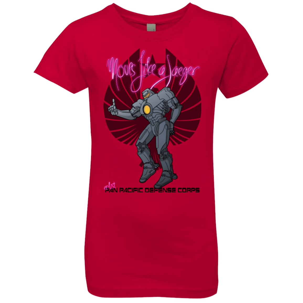 T-Shirts Red / YXS Moves Like A Jaegger Girls Premium T-Shirt