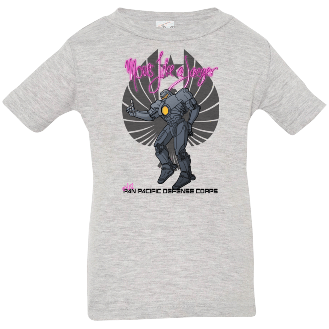 T-Shirts Heather Grey / 6 Months Moves Like A Jaegger Infant Premium T-Shirt