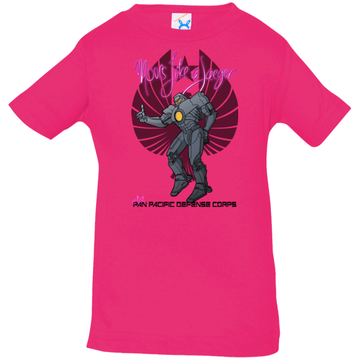 T-Shirts Hot Pink / 6 Months Moves Like A Jaegger Infant Premium T-Shirt