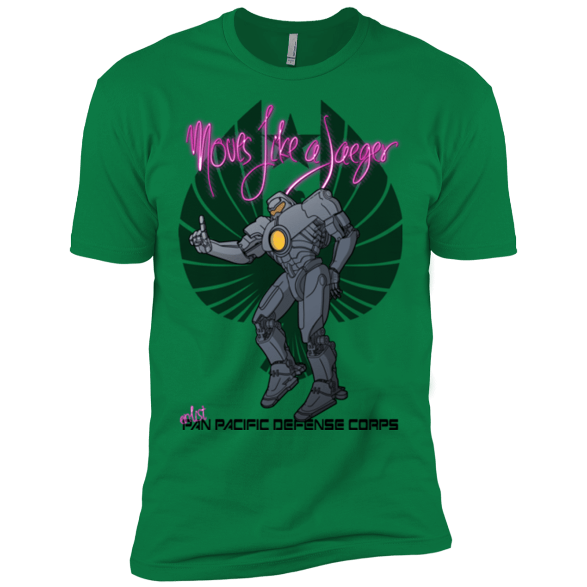 T-Shirts Kelly Green / X-Small Moves Like A Jaegger Men's Premium T-Shirt